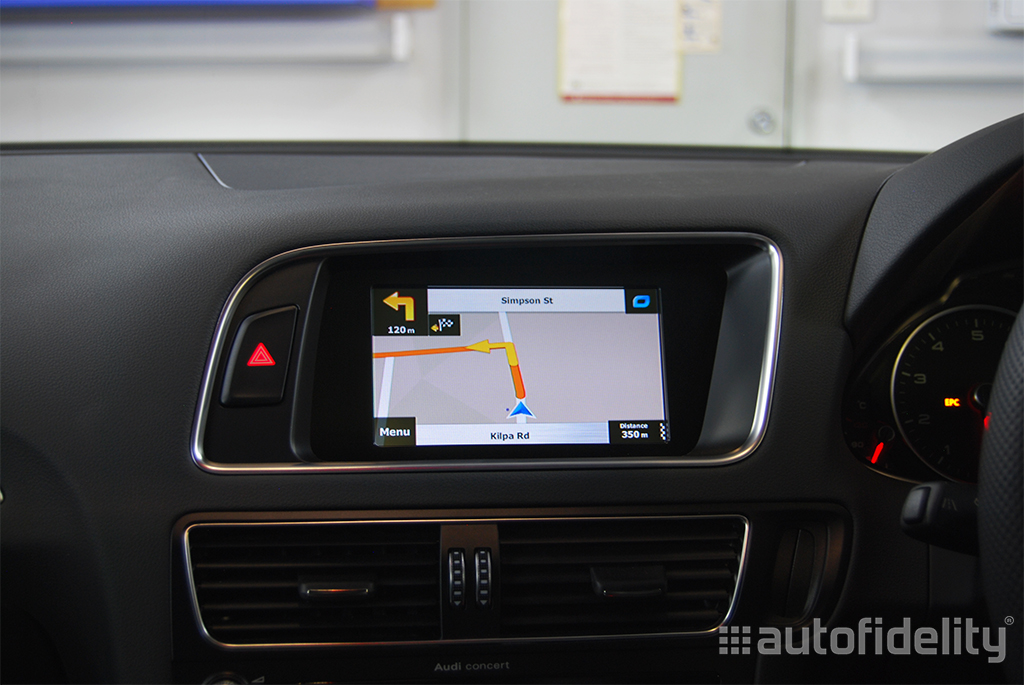 Touchscreen Integrated Satellite Navigation System For Audi Q5 8R ...