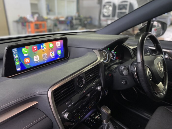 Apple CarPlay home screen on Lexus RX