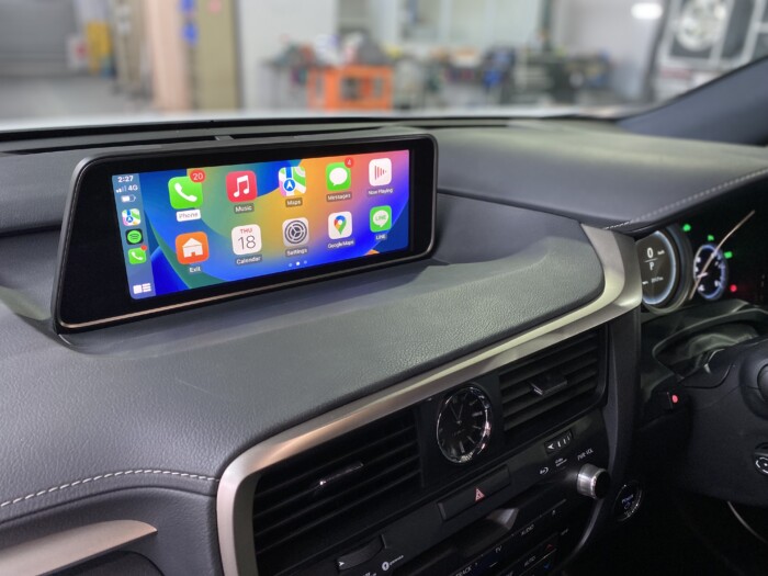 Apple CarPlay home screen on Lexus RX