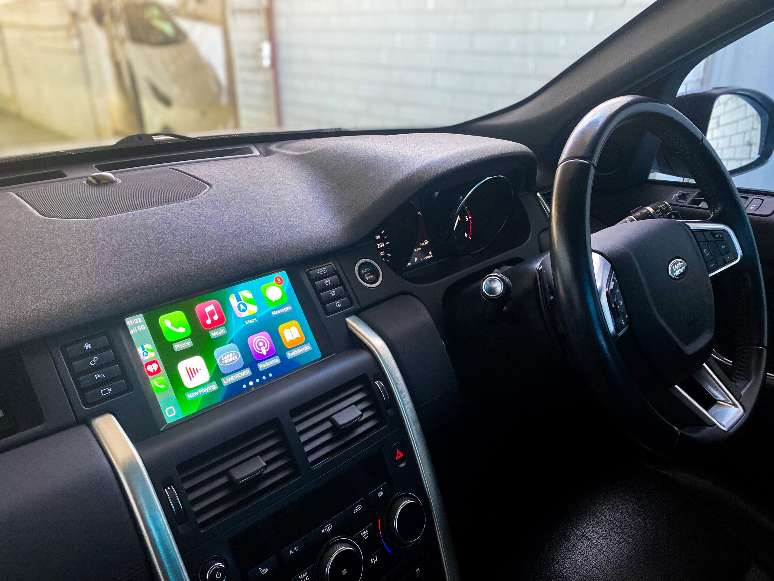 Kit CarPlay Wireless E Android Auto Per Land Rover Evoque, Discovery Sport E Range Rover Sport (2004-2019) – Decoder Con Mirrorlink E Supporto Telecamera Posteriore