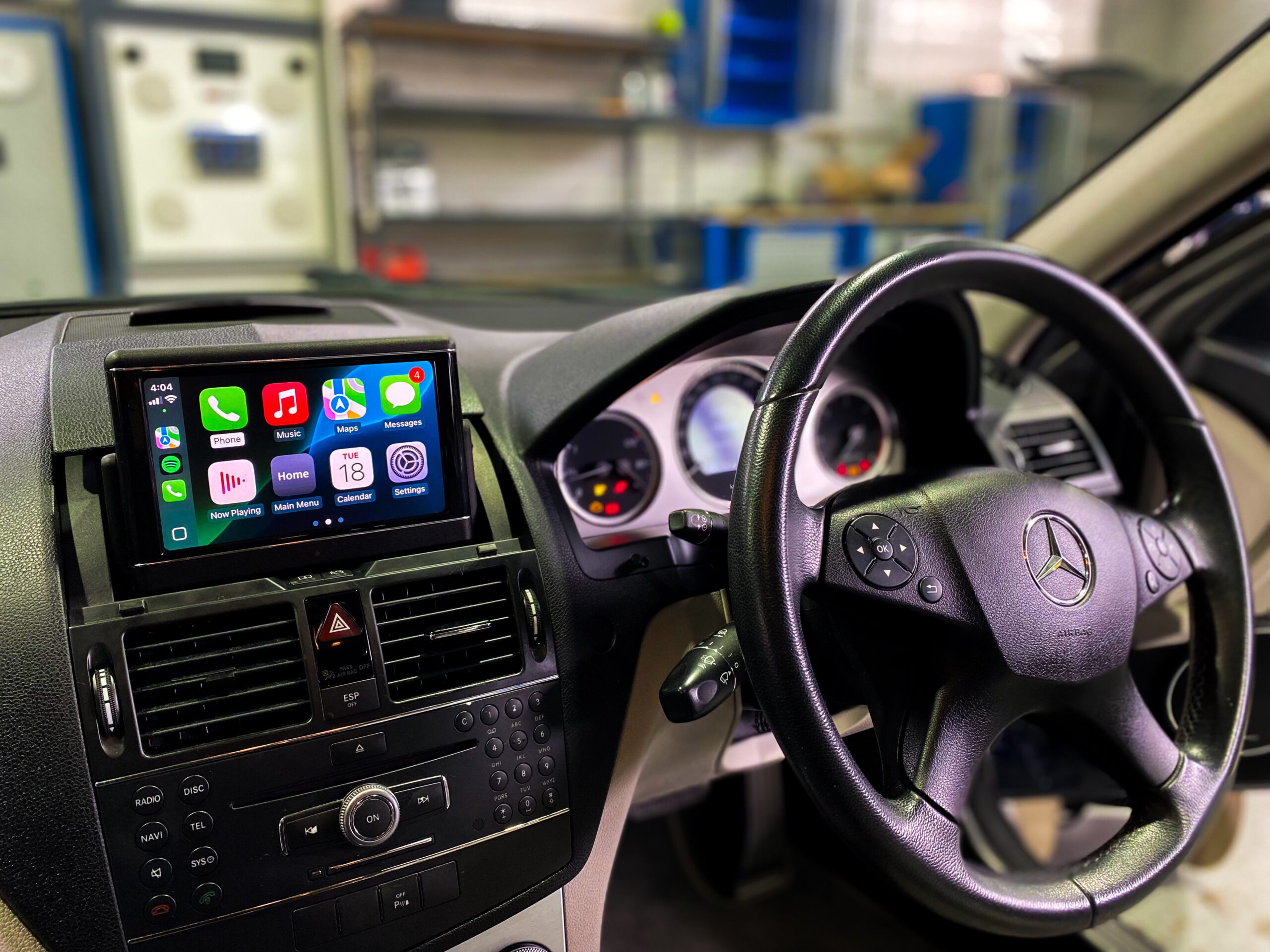 Apple CarPlay & Android Auto for Mercedes Benz NTG4.0 - Home Screen